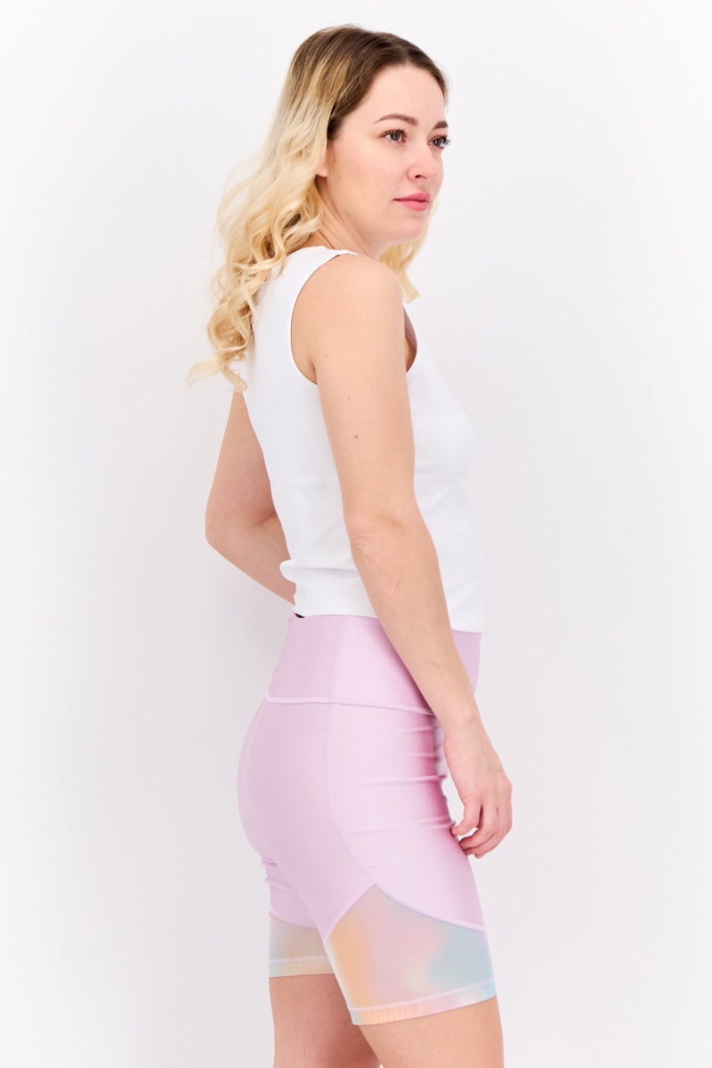 TRIBE OF 6 Women Sportswear Fit Sleeveless Training Tank Top, White - Image 2